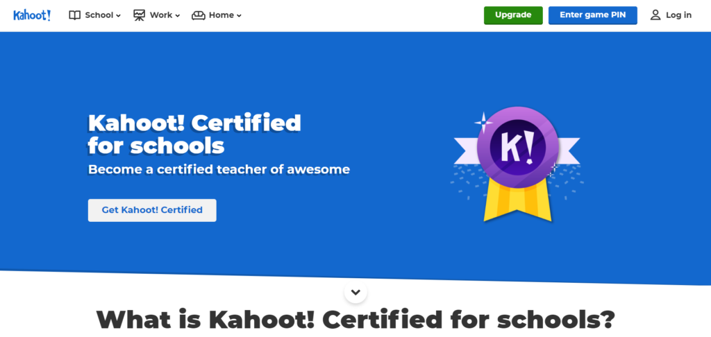 Program Kahoot Certified